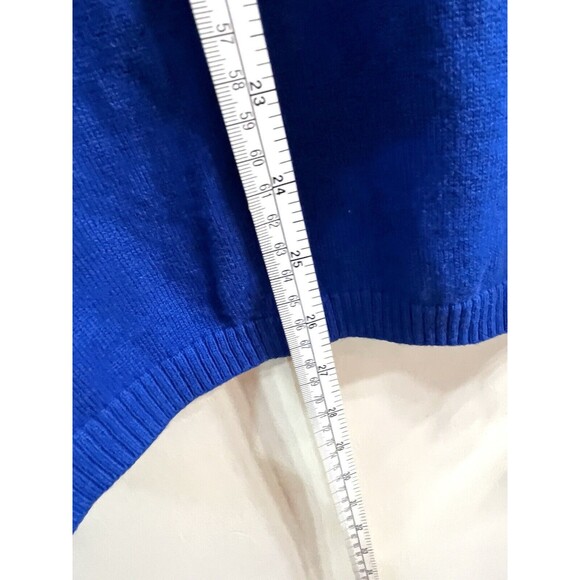 Talbots Blue Knit Turtleneck Pullover Sweater Women's Size 3X XXXL - Picture 3 of 6
